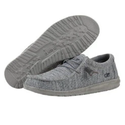 Wally Sox - Grey 10 Wally Sox - Grey -Heydude Shop 111033000 WALLY B SOX GREY NEWLOGO 03