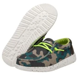 Wally Youth Sox - Taupe Camo -Heydude Shop 130137034 WALLY YOUTH SOX TAPUE CAMO LEFT 3 dedfbc33 883d 46d3 8560 c33aeee6f489