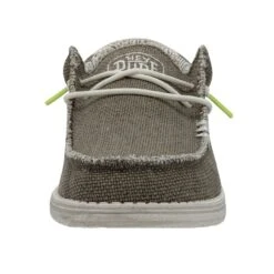 Wally Braided - Fossil -Heydude Shop 40003 2BS WALLBRAIDED FOSSIL LEFTFRONT