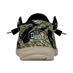 Wally Camouflage - Tiger Stripe Camo -Heydude Shop 40004 9CJ WALLYCAMOUFLAGE TIGERSTRIPECAMO LEFTBACK