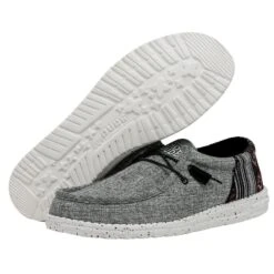 Wally Funk - Jacquard Black Aztec -Heydude Shop 40010 0WI WALLY FUNK JACQUARD BLACK AZTEC LEFT 3