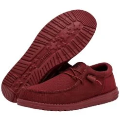 Wally Funk Mono - Red 10 Wally Funk Mono - Red -Heydude Shop 40011 610 WALLYFUNKMONO RED PAIRBOTTOM