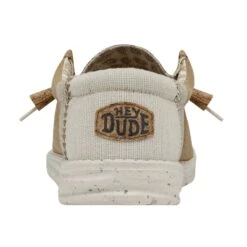 Wally Break Stitch - Ocra -Heydude Shop 40015 76F WALLYBREAKSTITCH OCRA LEFTBACK