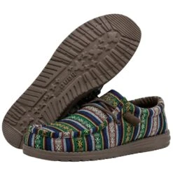 Wally Serape - Blue Canyon 10 Wally Serape - Blue Canyon -Heydude Shop 40017 9BK WALLY SERAPE BLUE CANYON LEFT 3