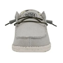 Wally Sox Triple Needle - Fog -Heydude Shop 40020 1HA WALLYSOXTRIPLENEEDLE FOG LEFTFRONT