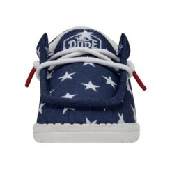 Wally Toddler Patriotic - American Flag 11 Wally Toddler Patriotic - American Flag -Heydude Shop 40031 9CW WALLYTODDLERPATRIOTIC AMERICANFLAG LEFTFRONT