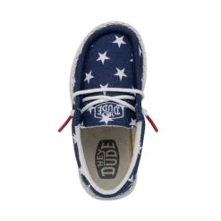 Wally Toddler Patriotic - American Flag 13 Wally Toddler Patriotic - American Flag -Heydude Shop 40031 9CW WALLYTODDLERPATRIOTIC AMERICANFLAG LEFTTOP