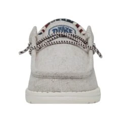 Wally Youth - Off White Patriotic -Heydude Shop 40040 1K1 WALLYYOUTH OFFWHITEPATRIOTIC LEFTFRONT