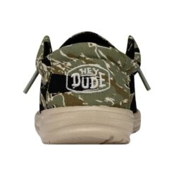 Wally Youth Camouflage - Tiger Stripe Camo -Heydude Shop 40042 9CJ WALLYYOUTHCAMOUFLAGE TIGERSTRIPECAMO LEFTBACK