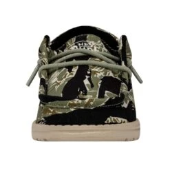 Wally Youth Camouflage - Tiger Stripe Camo -Heydude Shop 40042 9CJ WALLYYOUTHCAMOUFLAGE TIGERSTRIPECAMO LEFTFRONT