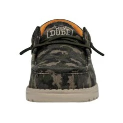 Wally Youth Camodino - Musk -Heydude Shop 40043 3VB WALLYYOUTHCAMODINO MUSK LEFTFRONT