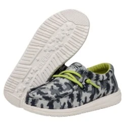 Wally Youth Camodino - Blue 10 Wally Youth Camodino - Blue -Heydude Shop 40043 425 WALLYYOUTHCAMODINO BLUE PAIRBOTTOM