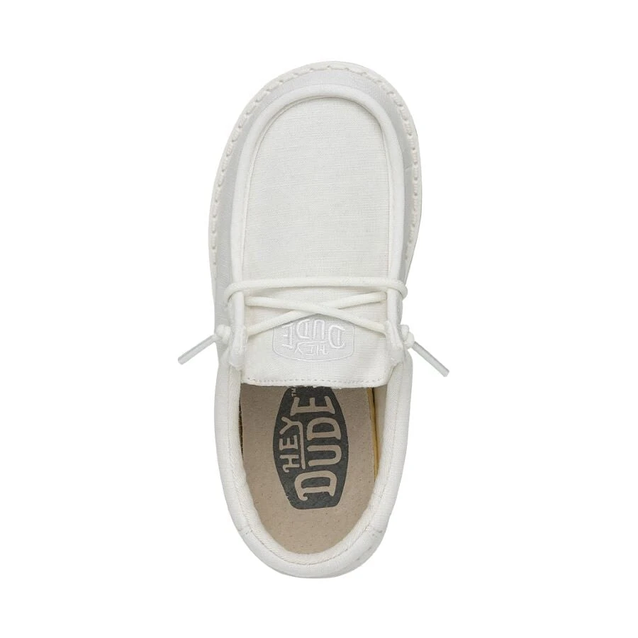 Wally Youth Slub Canvas - White 8 Wally Youth Slub Canvas - White - Image 6