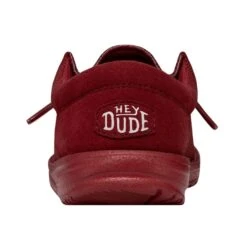 Wally Youth Funk Mono - Red -Heydude Shop 40045 610 WALLYYOUTHFUNKMONO RED LEFTBACK