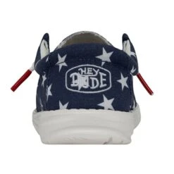 Wally Youth Patriotic - American Flag -Heydude Shop 40046 9CW WALLYYOUTHPATRIOTIC AMERICANFLAG LEFTBACK 1