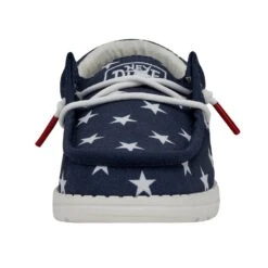 Wally Youth Patriotic - American Flag -Heydude Shop 40046 9CW WALLYYOUTHPATRIOTIC AMERICANFLAG LEFTFRONT
