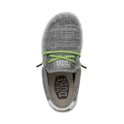 Wally Youth Sox - Stone White -Heydude Shop 40049 1KA WALLYYOUTHSOX STONEWHITE LEFTTOP