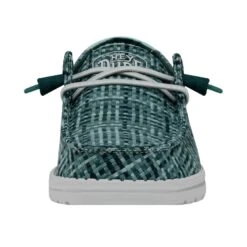 Wendy Crosshatch - Jade -Heydude Shop 40060 372 WENDYCROSSHATCH JADE LEFTFRONT