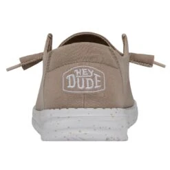 Wendy Slub Canvas - Tan -Heydude Shop 40063 265 WENDYSLUBCANVAS TAN LEFTBACK