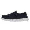 Wendy Slub Canvas - Navy -Heydude Shop 40063 410 WENDYSLUBCANVAS NAVY LEFTSIDE 1