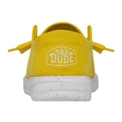 Wendy Slub Canvas - Empire Yellow -Heydude Shop 40063 76I WENDYSLUBCANVAS EMPIREYELLOW LEFTBACK