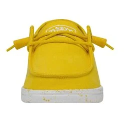 Wendy Slub Canvas - Empire Yellow -Heydude Shop 40063 76I WENDYSLUBCANVAS EMPIREYELLOW LEFTFRONT