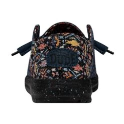 Wendy Funk Slub Blanket - Midnight Rain 12 Wendy Funk Slub Blanket - Midnight Rain -Heydude Shop 40066 4MK WENDYFUNKSLUBBLANKET MIDNIGHTRAIN LEFTBACK