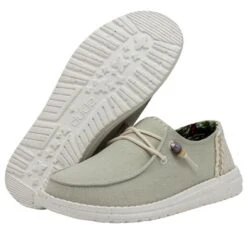 Wendy Fringe - Sage 10 Wendy Fringe - Sage -Heydude Shop 40071 330 WENDY FRINGE SAGE LEFT 3