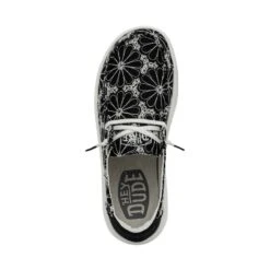 Wendy Rise Eyelet - Black -Heydude Shop 40075 001 WENDY RISE EYELET BLACK LEFT 6