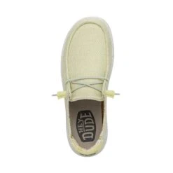 Wendy Rise Stretch - Lemon 13 Wendy Rise Stretch - Lemon -Heydude Shop 40076 7C1 WENDY RISE STRETCH LEMON LEFT 6