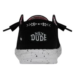 Wendy Stretch Boho Fleur - Crow -Heydude Shop 40082 0YP WENDYSTRETCHBOHOFLUER CROW LEFTBACK