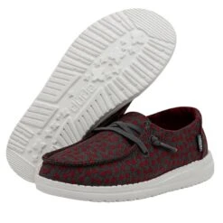 Wendy Youth Love - Grey 10 Wendy Youth Love - Grey -Heydude Shop 40105 030 WENDY YOUTH LOVE GREY LEFT 3