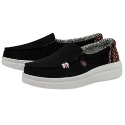 Heydude Shop -Heydude Shop 40126 0DH MISTY RISE BLACK PALM LEFT 2