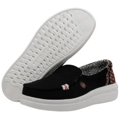 Misty Rise - Black Palm -Heydude Shop 40126 0DH MISTY RISE BLACK PALM LEFT 3