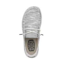 Wendy Sox Wide - Glacier Grey -Heydude Shop 40152 1HD WENDYSOXWIDE GLACIERGREY LEFTTOP