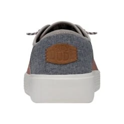 Conway Craft - Red White Blue -Heydude Shop 40179 6WM CONWAYMCRAFTLINEN REDWHITEBLUE LEFTBACK