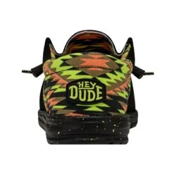 Wally Funk - Neon Black -Heydude Shop 40357 001 WALLYFUNKNEON BLACK LEFTBACK