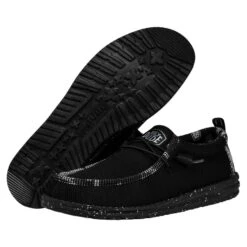 Wally Pixel - Black -Heydude Shop 40373 001 WALLYPIXEL BLACK PAIRBOTTOM