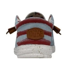 Wally Americana - Denim Star -Heydude Shop 40395 4NR WALLYAMERICANA DENIMSTAR LEFTBACK