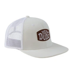 Trucker Cap - Cream -Heydude Shop 41004 13R TruckerHat Cream Side