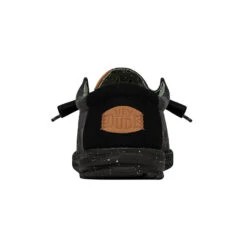 Wally Washed Canvas - Black/Black 12 Wally Washed Canvas - Black/Black -Heydude Shop FW23 M 40296 060 WALLY WASHED CANVAS BLACK BLACK LEFT BACK