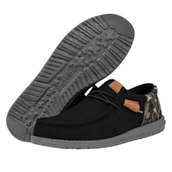 Wally Funk Oasis - Black -Heydude Shop FW23 M 40397 001 WALLY FUNK OASIS BLACK LEFT PAIROUTSOLE