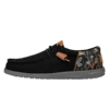 Wally Funk Oasis - Black 1 Wally Funk Oasis - Black -Heydude Shop FW23 M 40397 001 WALLY FUNK OASIS BLACK LEFT PROFILE
