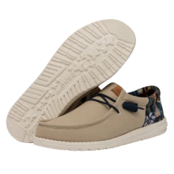 Wally Funk Oasis - Tan -Heydude Shop FW23 M 40397 265 WALLY FUNK OASIS TAN LEFT PAIROUTSOLE