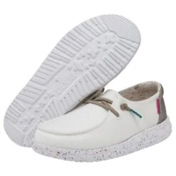 Wendy Youth - Disco White -Heydude Shop SS22 W 130120227 WENDY YOUTH DISCO WHITE LEFT 3